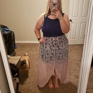 Target Xhilaration High Low Dress XL